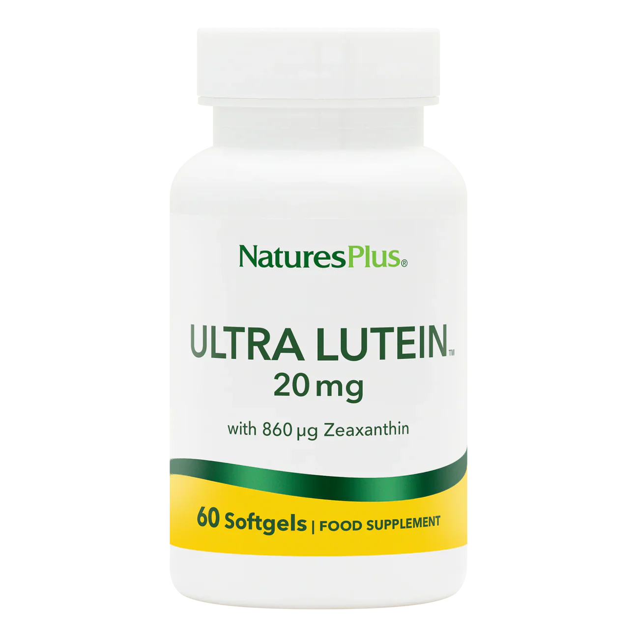Natures Plus Ultra Lutein 20mg 60 Softgels
