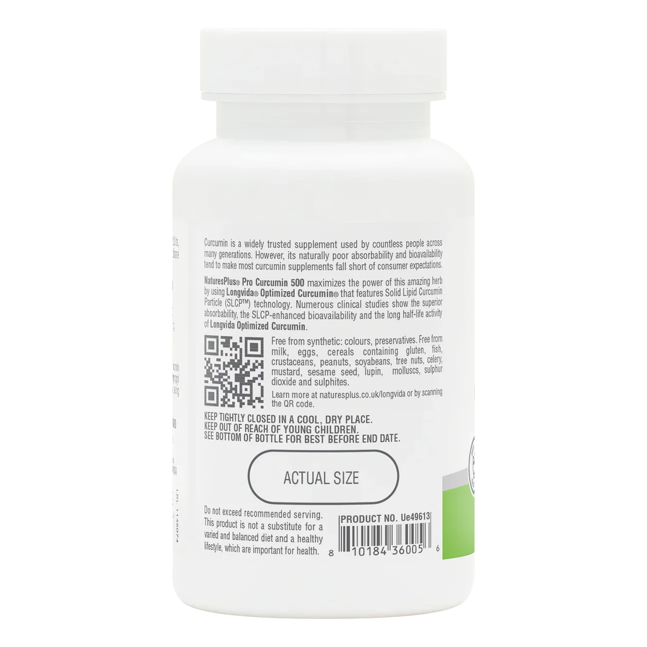Natures Plus Curcumin 500mg