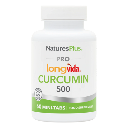 Natures Plus Curcumin 500mg  60 Mini-Tablets