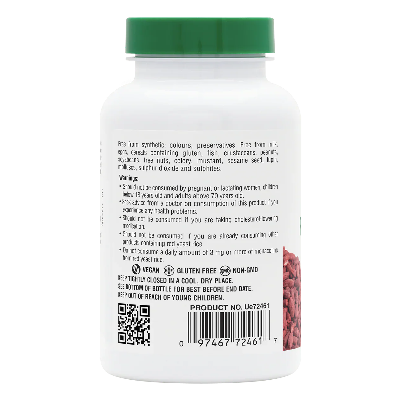 Natures Plus Herbal Actives Red Yeast Rice 600mg