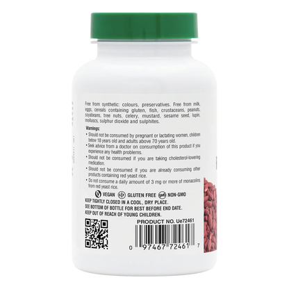 Natures Plus Herbal Actives Red Yeast Rice 600mg