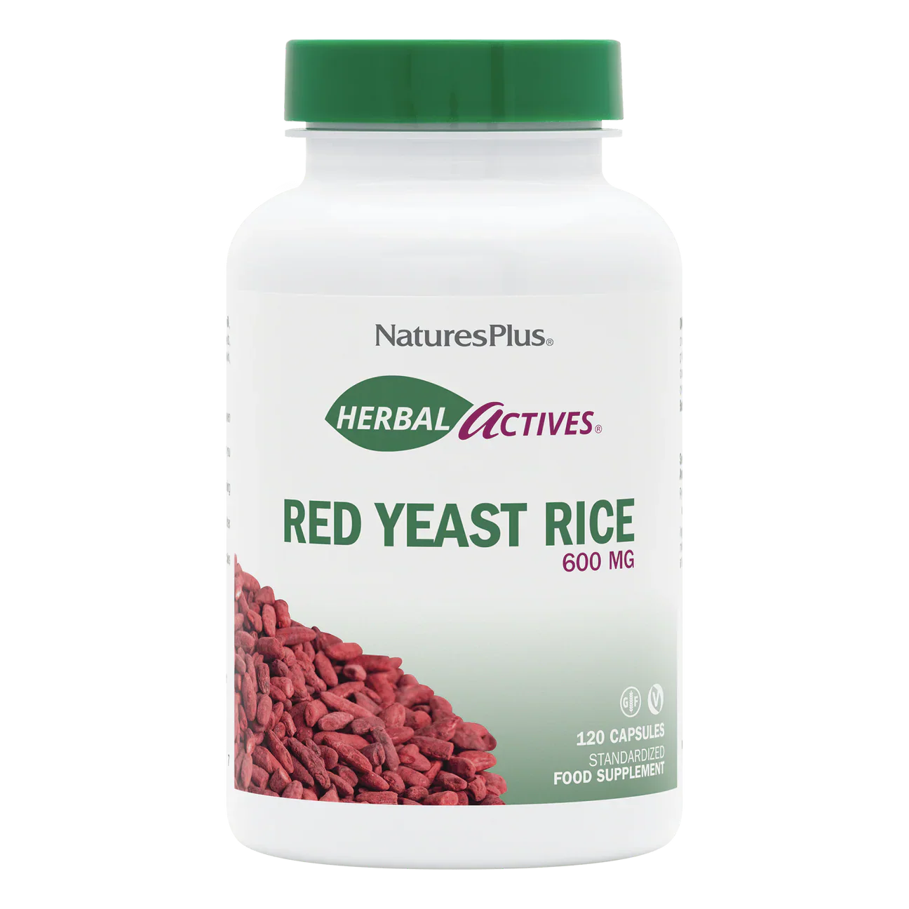 Natures Plus Herbal Actives Red Yeast Rice 600mg