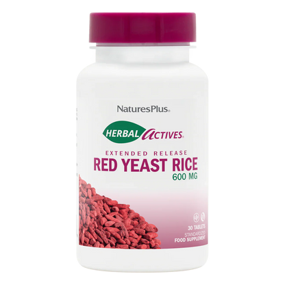 Natures Plus Herbal Actives Extended Release Red Yeast Rice 600mg