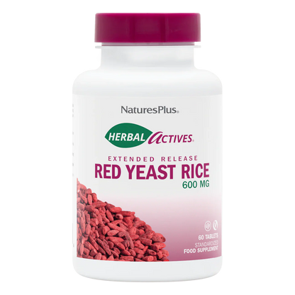 Natures Plus Herbal Actives Extended Release Red Yeast Rice 600mg