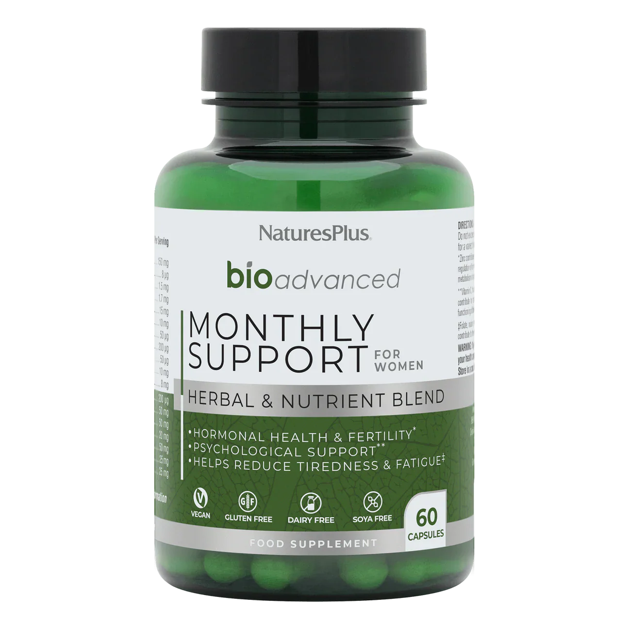 Natures Plus Bioadvanced Monthly Support Women 60 Capsules