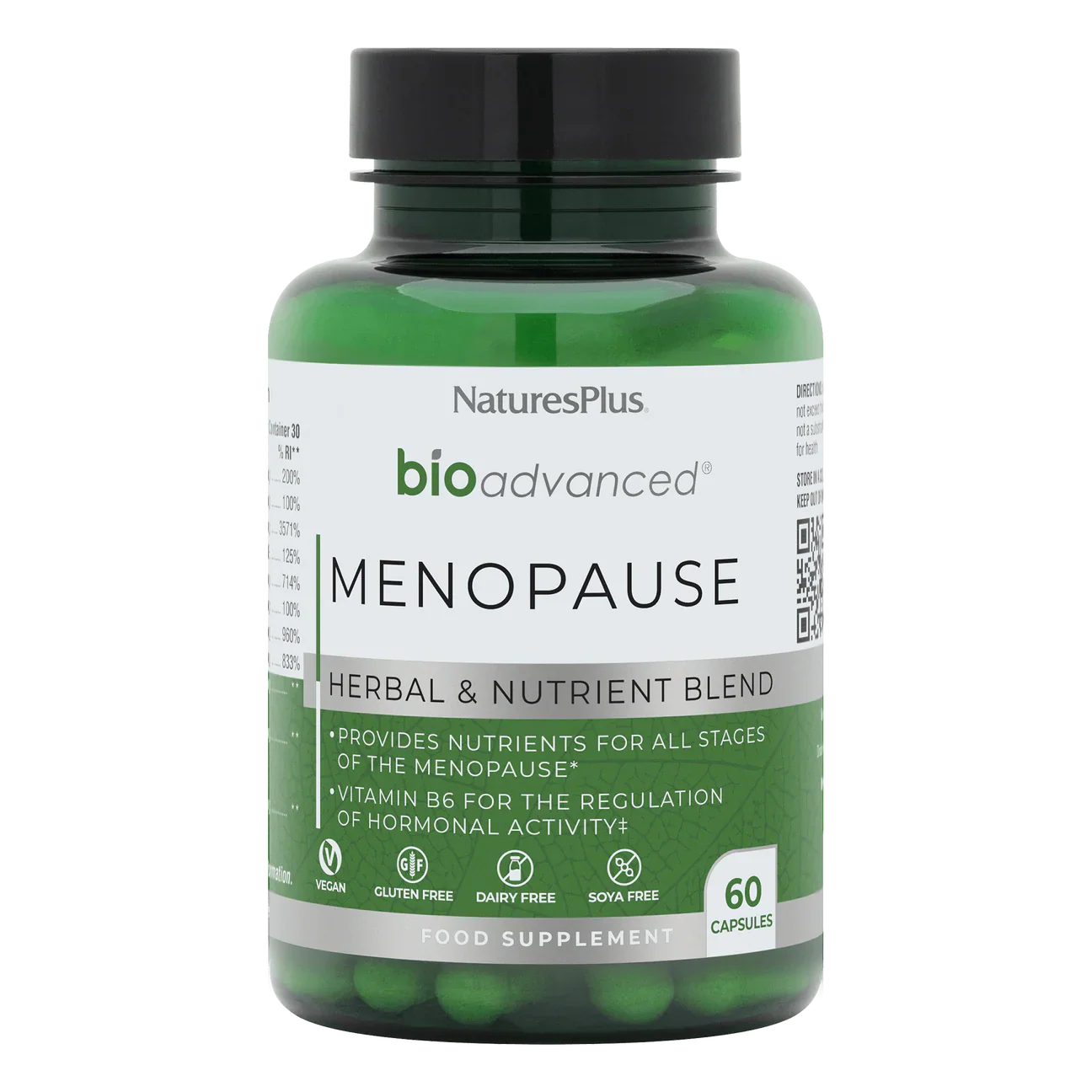Natures Plus Bioadvanced Menopause Support 60 Capsuless