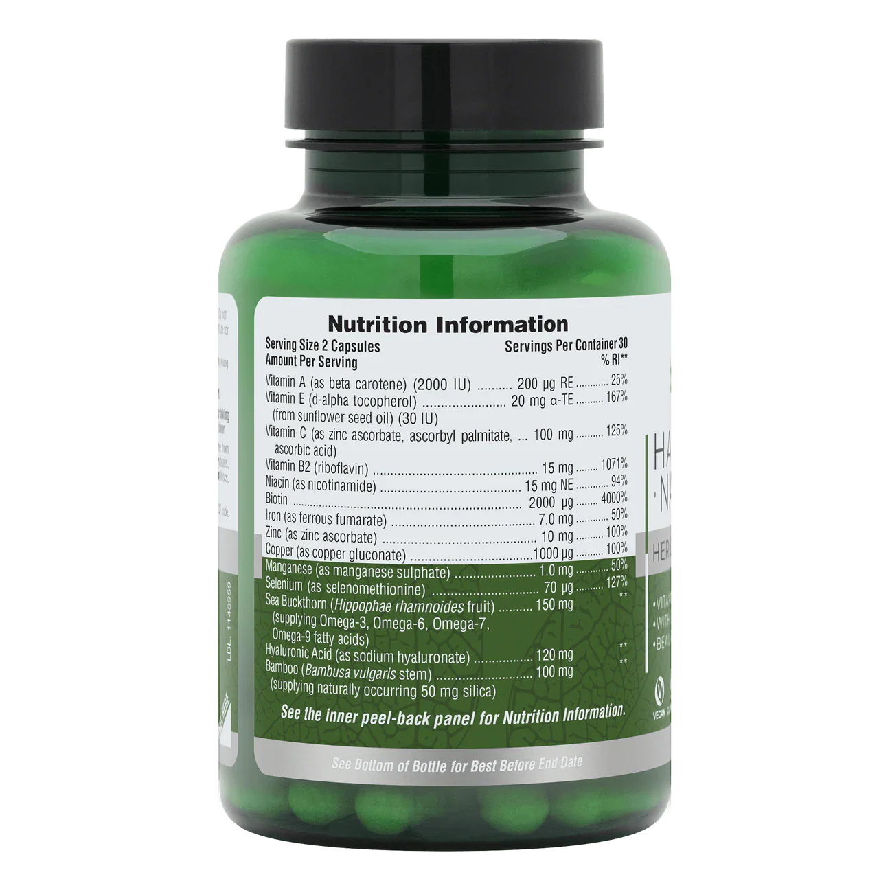 Natures Plus Bioadvanced Hair Skin Nails 60 Capsuless