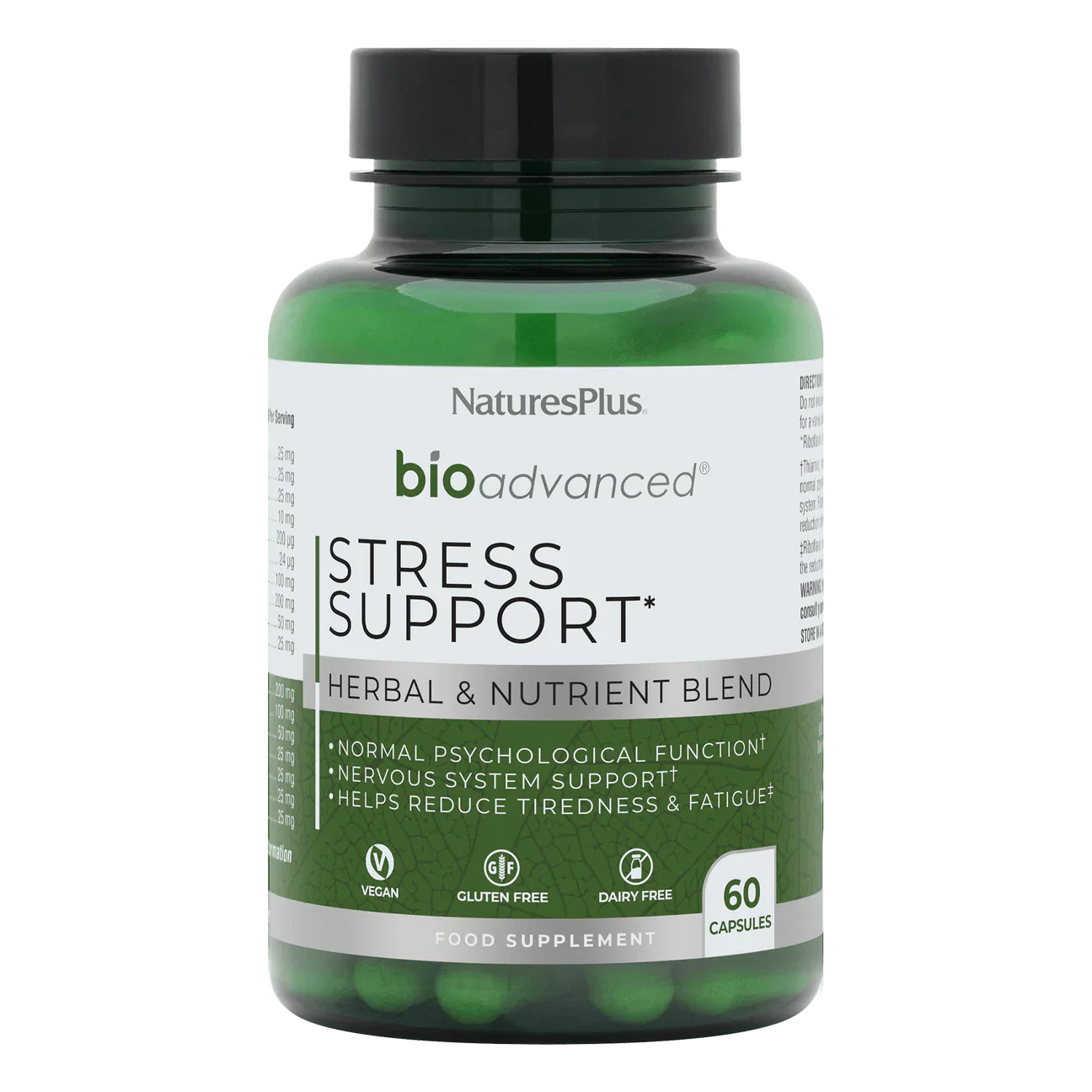Natures Plus Bioadvanced Stress Support 60 Capsuless