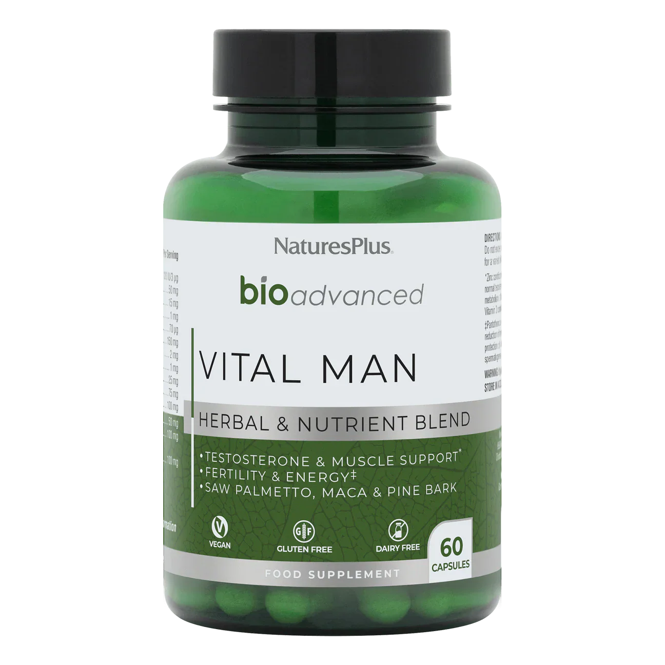 Natures Plus Bioadvanced Vital Man 60 Capsuless