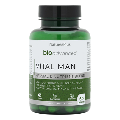 Natures Plus Bioadvanced Vital Man 60 Capsuless