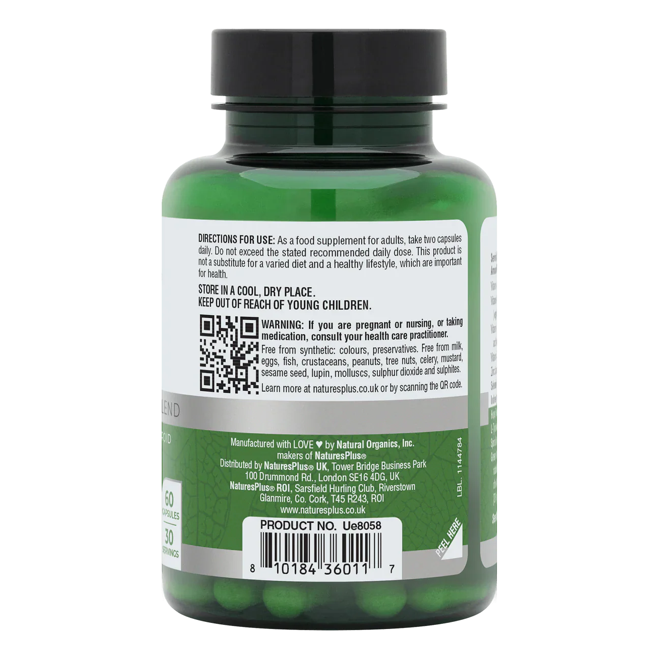 Natures Plus Bioadvanced Thyroid Complex  60 Capsuless
