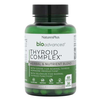 Natures Plus Bioadvanced Thyroid Complex  60 Capsuless