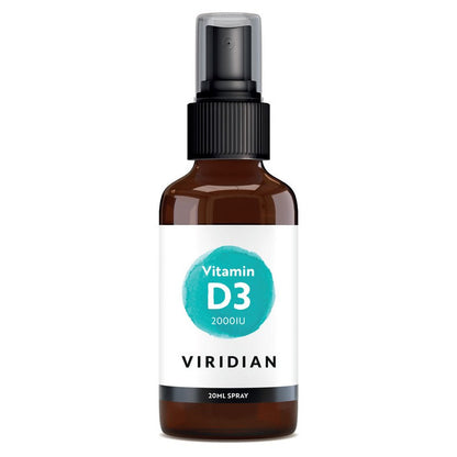 Viridian Vitamin D3 2000iu 20ml Liquid
