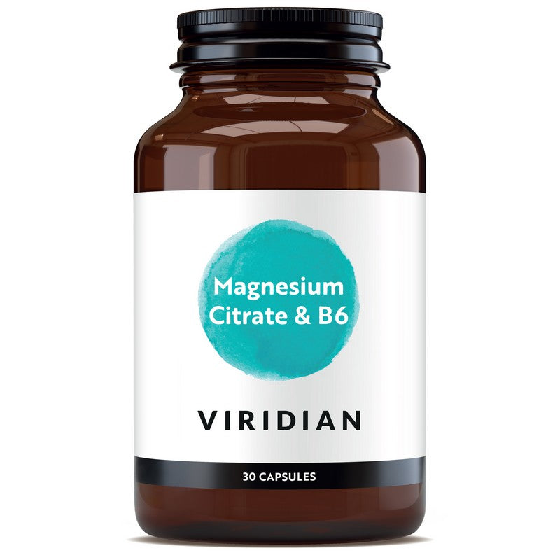 Viridian Magnesium Citrate (100mg) w/ B6 (25mg)