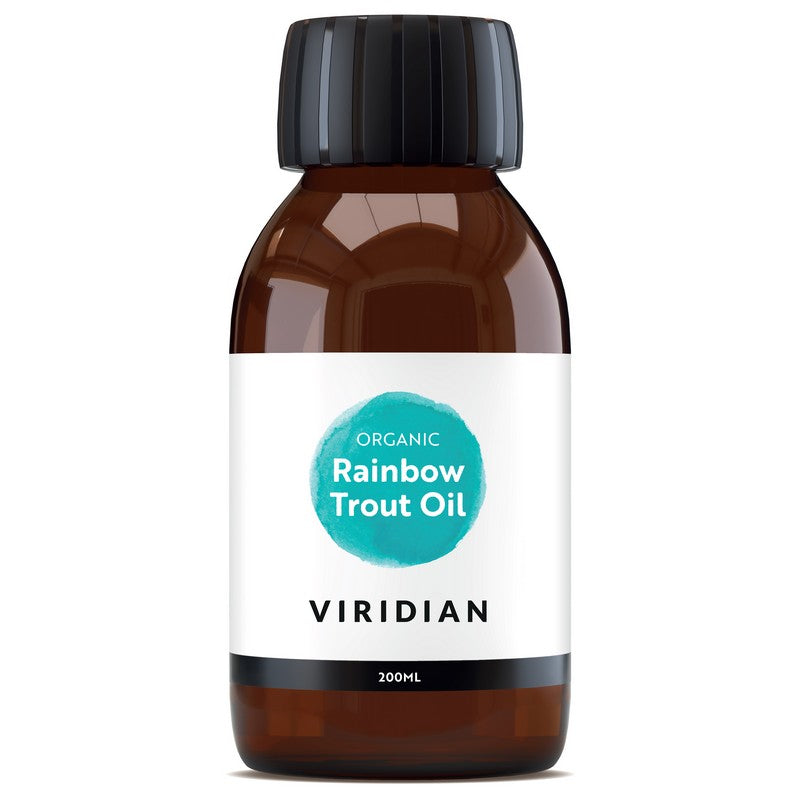 Viridian Organic Scandinavian Rainbow Trout Oil 200ml