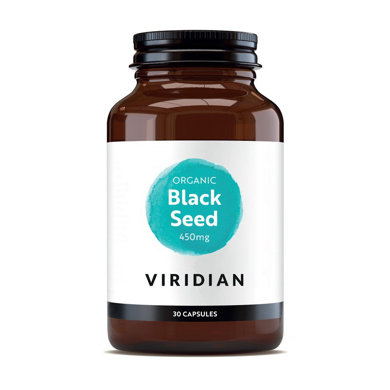 Viridian Organic Black Seed 450mg 30 Veg Caps