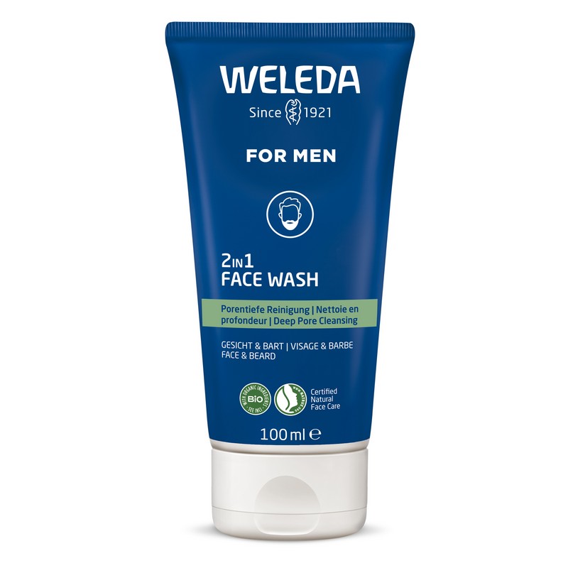 Weleda Men's 2in1 Face Wash 100ml