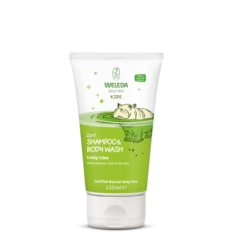 Weleda Kids 2 in 1 Lively Lime Shower 150ml