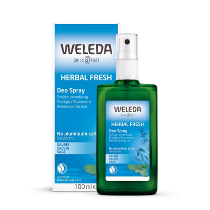 Weleda Herbal Fresh Deo Spray Deodorant Sage 100ml