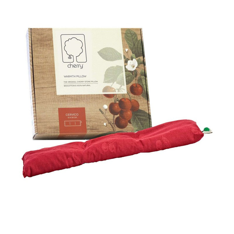 Inatura Cherry Cherry Warmth Pillow - The Original Stone Pillow - Cervico Long 55cm x 13cm