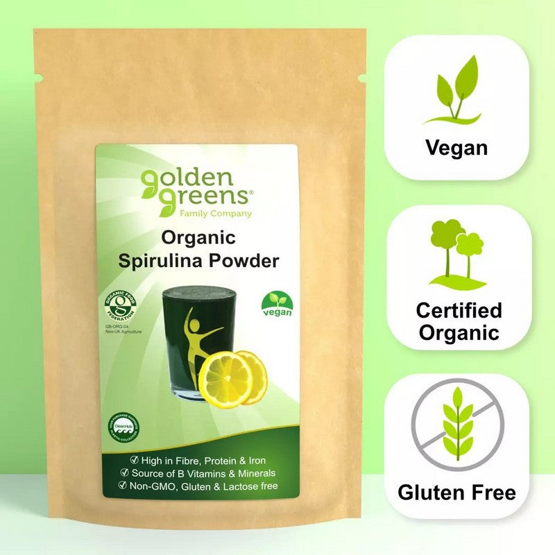 Golden Greens Organic Spirulina Powder