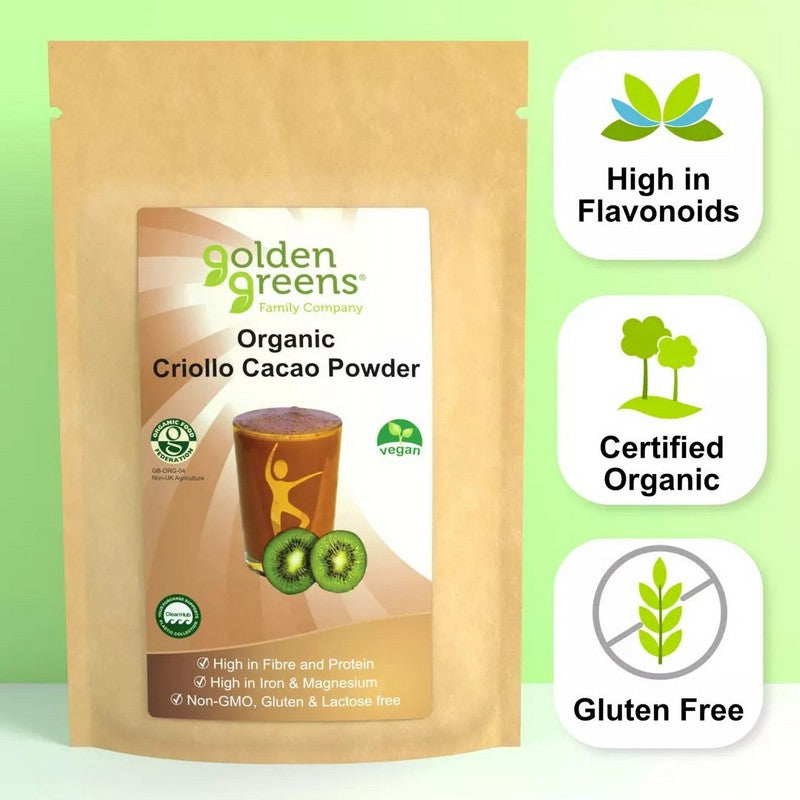 Golden Greens Organic Raw Cacao Powder 200gm