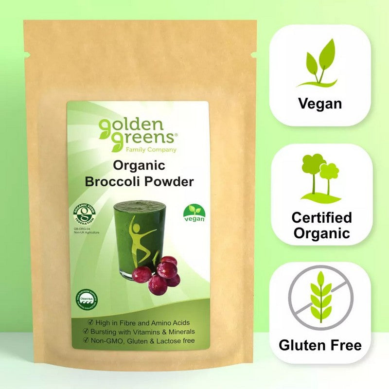 Golden Greens Organic Broccoli Powder 200gm