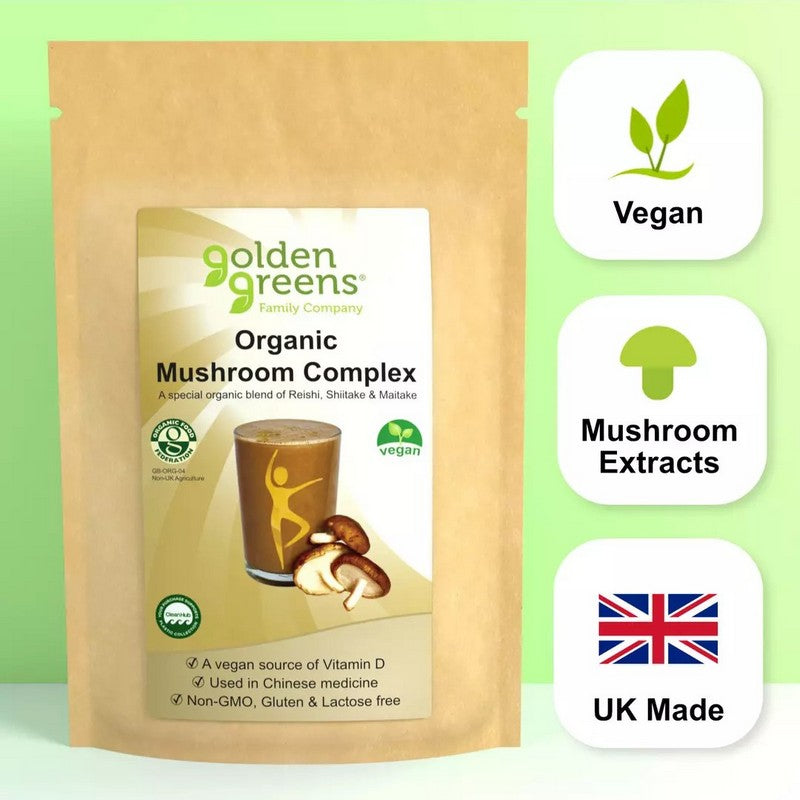 Golden Greens Organic Mushroom Complex Powder 50gm