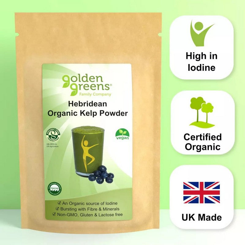 Golden Greens Organic Hebridean Kelp Powder 100gm