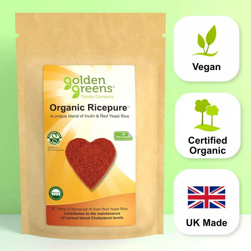 Golden Greens Organic Ricepure Inulin with Red Yeast Rice 200gm