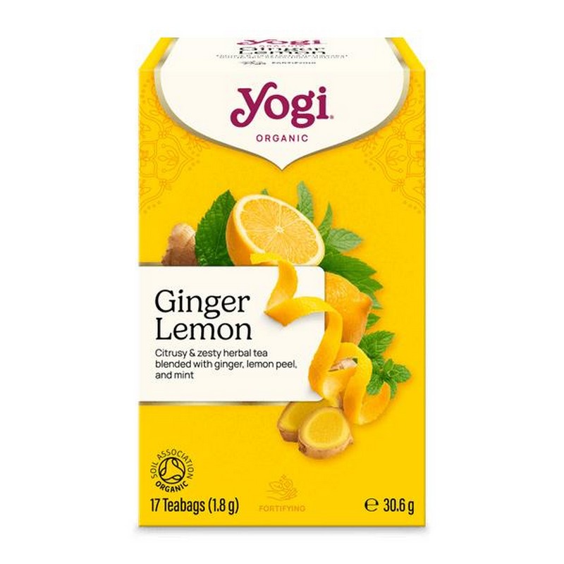 Yogi Tea Ginger Lemon Organic 17 Teabags
