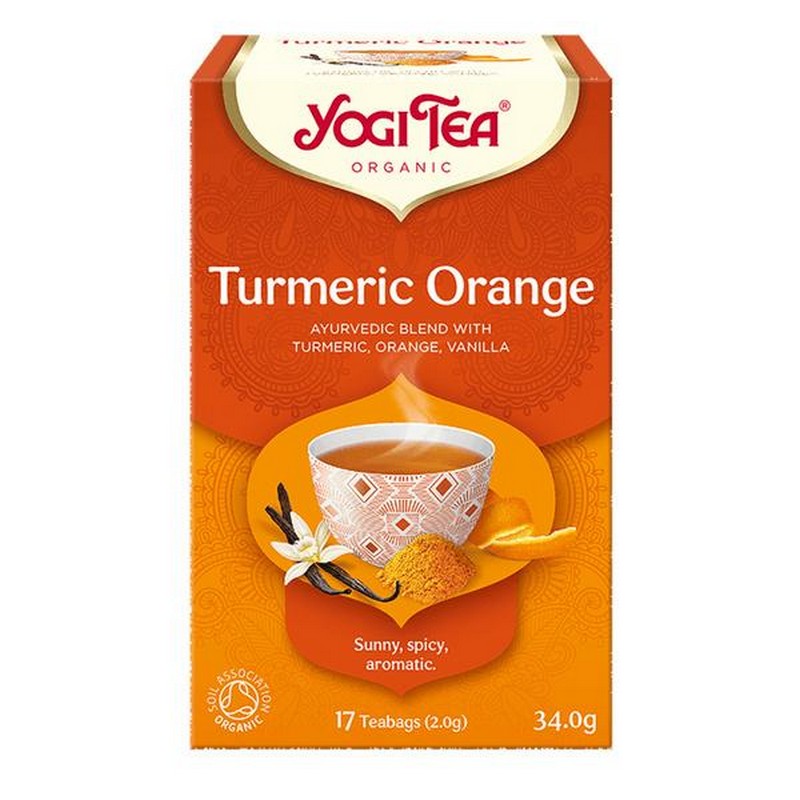 Yogi Tea Turmeric Orange 17 tea Teabagss