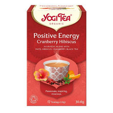 Yogi Tea Positive Energy Cranberry Hibiscus 17 Teabagss
