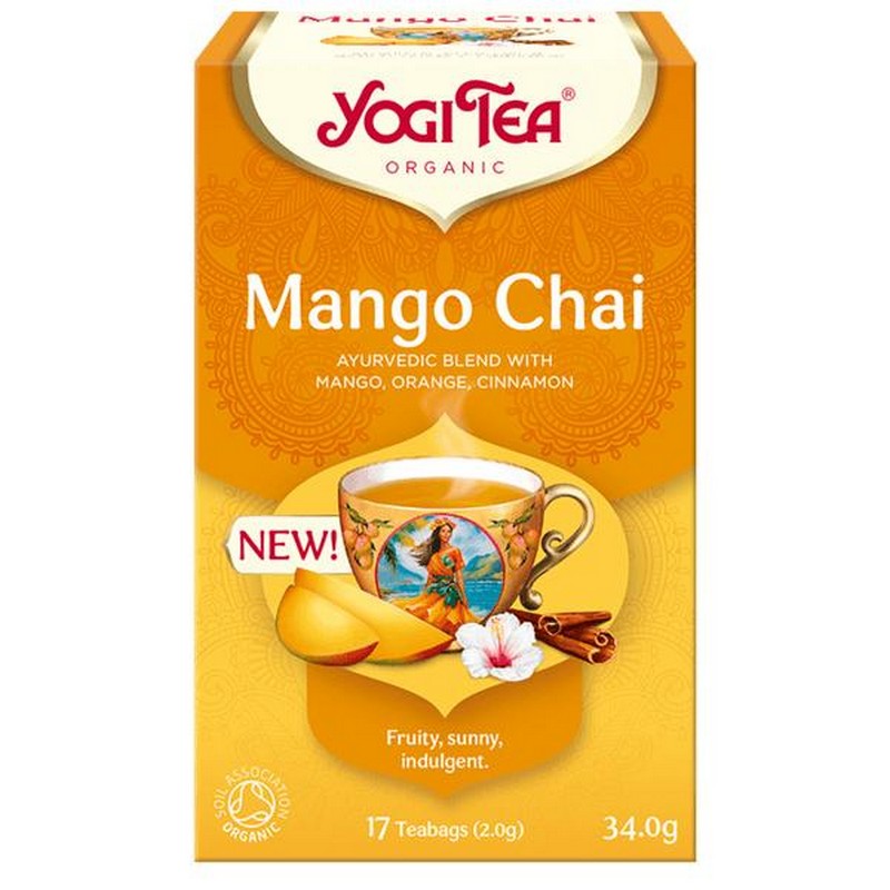 Yogi Tea Mango Chai Organic 17 Teabags