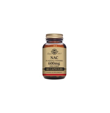 Solgar NAC (N-Acetyl-L-Cysteine) 600mg Vegetable Capsules