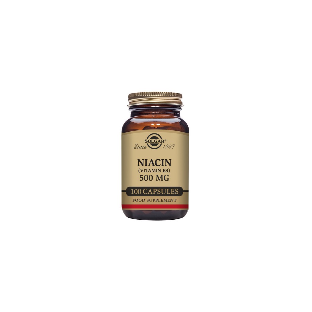 Solgar Niacin (Vitamin B3) 500mg Capsules