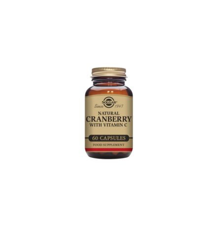Solgar Natural Cranberry with Vitamin C Vegetable Capsules