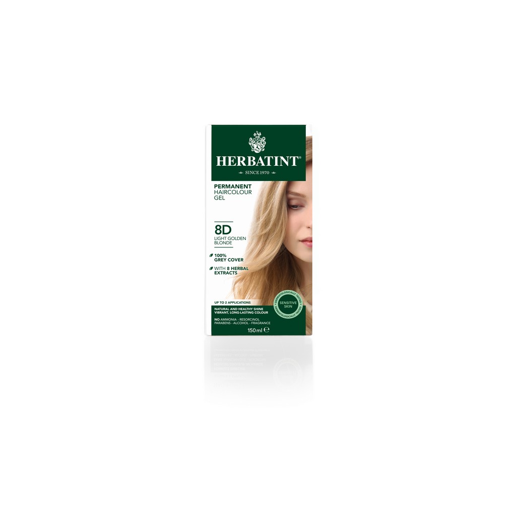 Herbatint 8D – Light Golden Blonde Ammonia Free Hair Colour