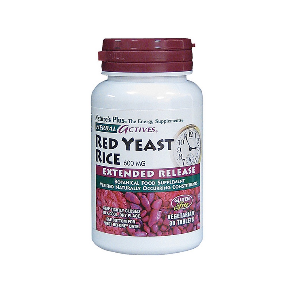 Nature's Plus Herbal Active Extended Release Red Yeast Rice 600mg