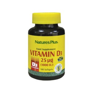 Nature's Plus Vitamin D3 1000IU 180 Softgels