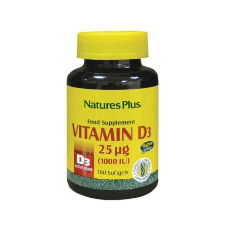 Nature's Plus Vitamin D3 1000IU 180 Softgels