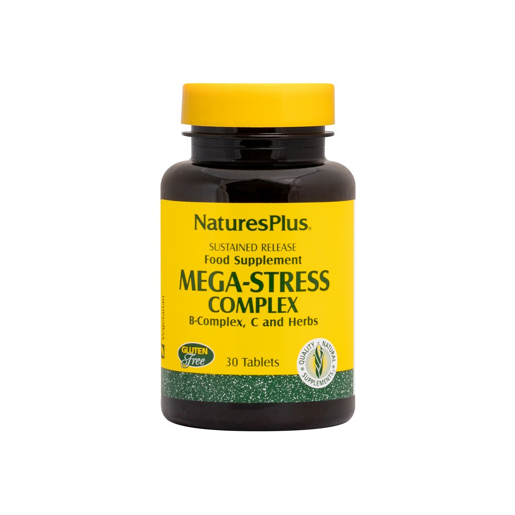 Nature's Plus Mega-Stress Sustained Release 30 Tablets