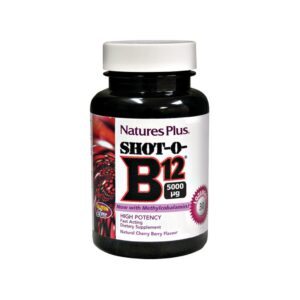 Nature's Plus Shot-O-B12 5000mcg 30 Lozenges