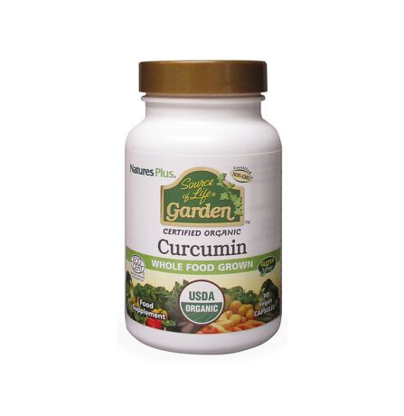 Nature's Plus Source Of Life Garden Organic Curcumin 400mg 30 Capsules