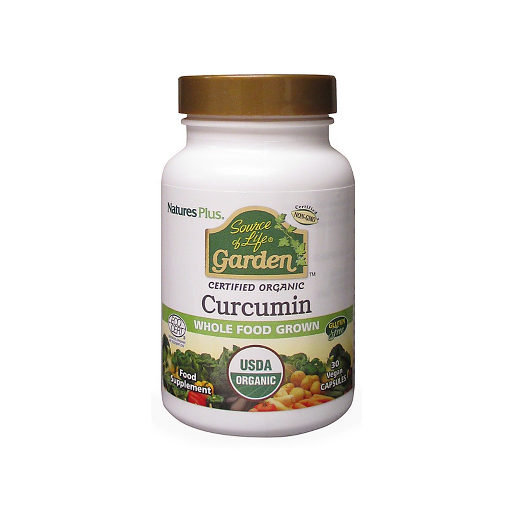 Nature's Plus Source Of Life Garden Organic Curcumin 400mg 30 Capsules