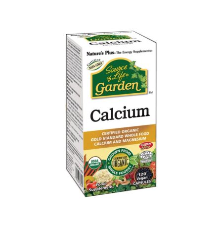 Nature's Plus Source Of Life Garden Organic Calcium 1000mg 120 Capsules