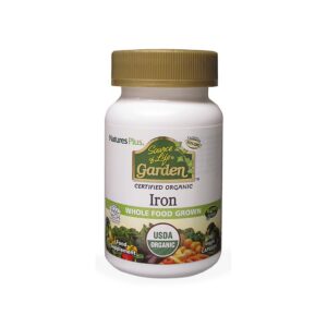 Nature's Plus Source Of Life Garden Organic Iron 18mg 30 Capsules