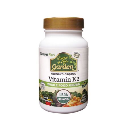Nature's Plus Source Of Life Garden Organic Vitamin K2 120mcg 60 Capsules