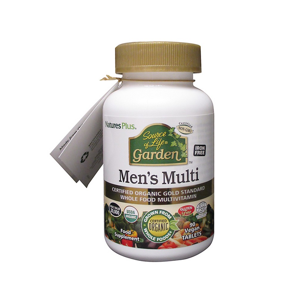 Nature's Plus Source Of Life Garden Organic Mens Multi 90 Tablets
