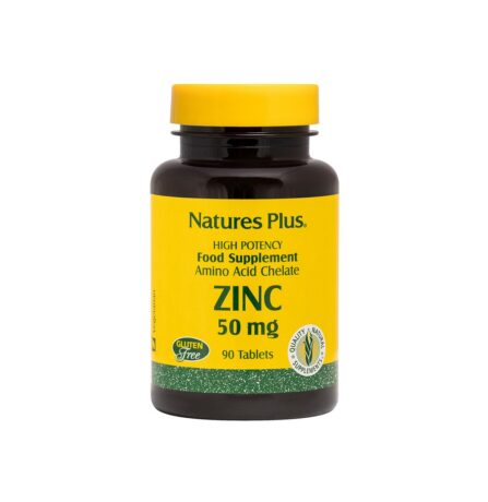 Nature's Plus Zinc 50mg 90 Tablets